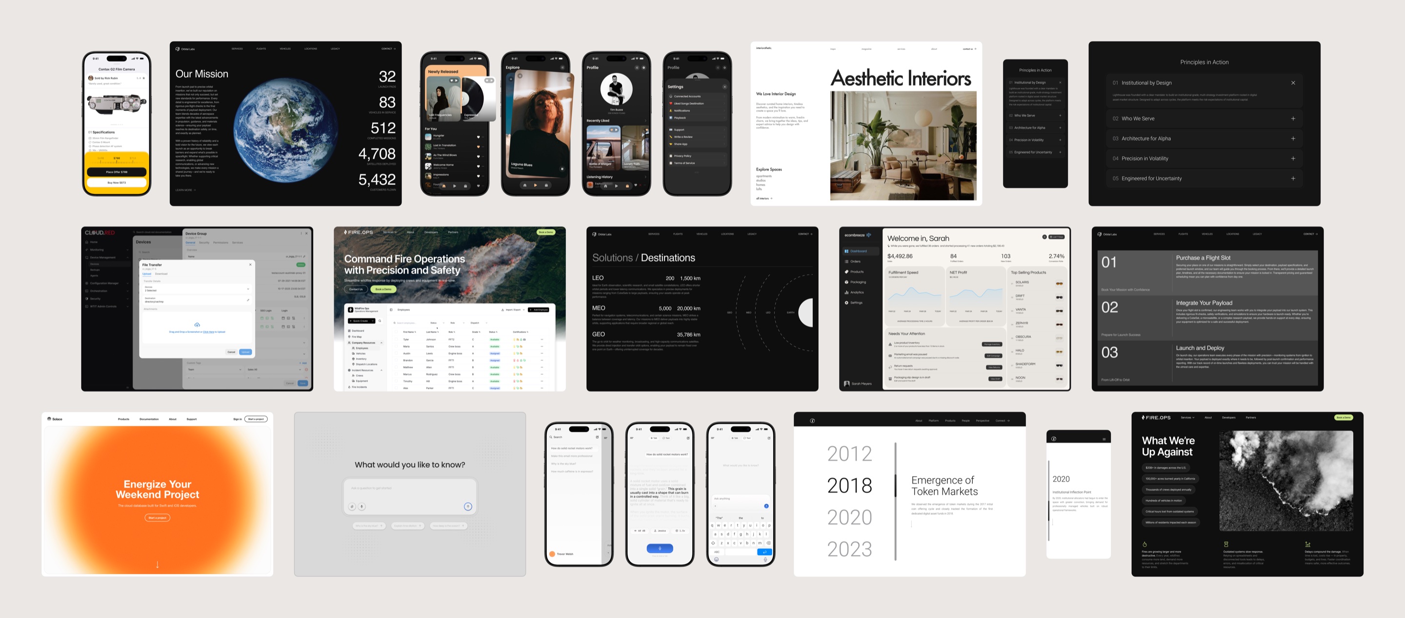 portfolio works